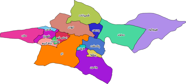 TEHRAN MAP